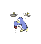ペンギンのENDスタンプ（個別スタンプ：6）