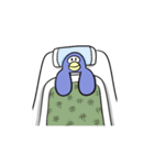 ペンギンのENDスタンプ（個別スタンプ：8）