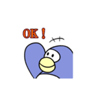 ペンギンのENDスタンプ（個別スタンプ：9）
