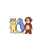 ペンギンのENDスタンプ（個別スタンプ：18）