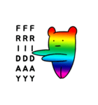 Rainbow Bear Bear！（個別スタンプ：20）