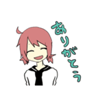 女子生徒の日常（個別スタンプ：1）