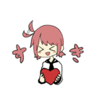 女子生徒の日常（個別スタンプ：10）