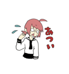 女子生徒の日常（個別スタンプ：12）