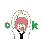 女子生徒の日常（個別スタンプ：18）