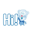 ブルーライオンちゃん（個別スタンプ：2）