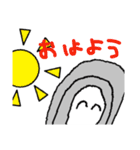 日常で使えるイカとタイヤのスタンプ1（個別スタンプ：6）