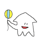 日常で使えるイカとタイヤのスタンプ2（個別スタンプ：14）