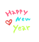新年使うことば2018（個別スタンプ：3）