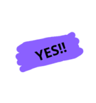 'SIMPLE WORDS'（個別スタンプ：3）
