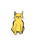 きつね色のねこ（個別スタンプ：1）