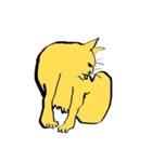 きつね色のねこ（個別スタンプ：8）
