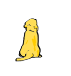 のんびりゴールデンレトリバー（個別スタンプ：3）