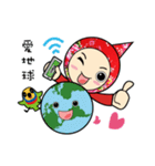 Tax treasure with colored birds（個別スタンプ：8）