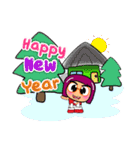 Keko. Merry Christmas（個別スタンプ：4）