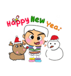 Taro.V18 Merry Christmas（個別スタンプ：34）