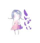 水彩系女子 ver2.0（個別スタンプ：5）
