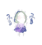水彩系女子 ver2.0（個別スタンプ：11）