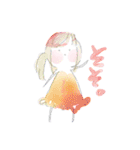水彩系女子 ver2.0（個別スタンプ：31）