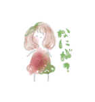 水彩系女子 ver2.0（個別スタンプ：33）