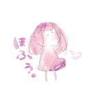 水彩系女子 ver2.0（個別スタンプ：37）