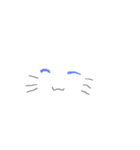 ゆるねこ白黒2（個別スタンプ：7）