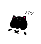 コスプレクラボー(黒色の猫)（個別スタンプ：18）
