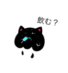 コスプレクラボー(黒色の猫)（個別スタンプ：19）
