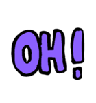 purpleOnly（個別スタンプ：5）