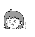 シュールな乙女（個別スタンプ：7）