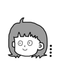 シュールな乙女（個別スタンプ：8）