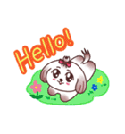 癒し系なシーズー犬（個別スタンプ：4）