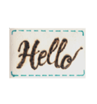 Wood burning words（個別スタンプ：1）