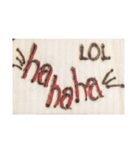 Wood burning words（個別スタンプ：12）