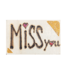 Wood burning words（個別スタンプ：14）