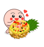 Shape Friends O's thai food menu（個別スタンプ：6）
