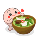 Shape Friends O's thai food menu（個別スタンプ：16）