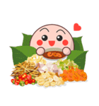 Shape Friends O's thai food menu（個別スタンプ：33）