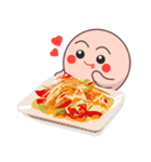 Shape Friends O's thai food menu（個別スタンプ：34）