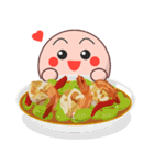 Shape Friends O's thai food menu（個別スタンプ：38）