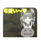 ラブリーハロウィンゴールドコインんご（個別スタンプ：28）