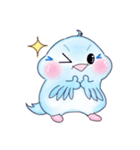 Boeing is a tiny blue bird2（個別スタンプ：1）