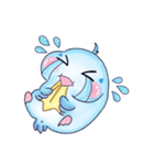 Boeing is a tiny blue bird2（個別スタンプ：7）