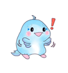 Boeing is a tiny blue bird2（個別スタンプ：11）