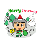 Hanako. Merry Christmas（個別スタンプ：7）