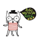 Oh my Cat, I am strong and happy.（個別スタンプ：13）