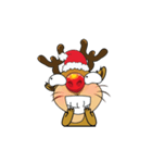 Mischievous Christmas Reindeer Animated（個別スタンプ：1）