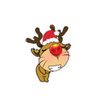 Mischievous Christmas Reindeer Animated（個別スタンプ：3）
