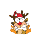 Mischievous Christmas Reindeer Animated（個別スタンプ：4）