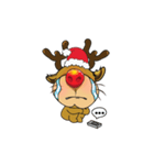 Mischievous Christmas Reindeer Animated（個別スタンプ：10）